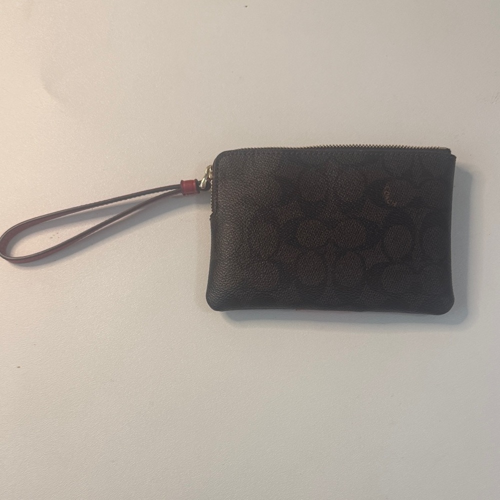 Coach Black and Red Wristlet - Picture 7 of 7